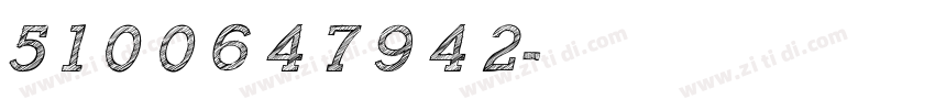 5 1 0 0 6 4 7 9 4 2字体转换
